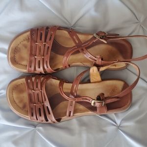 Womens Brown Dansko Sandals